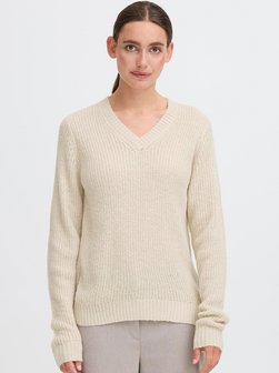 Damen V-Ausschnitt-Pullover - OXFSinvi