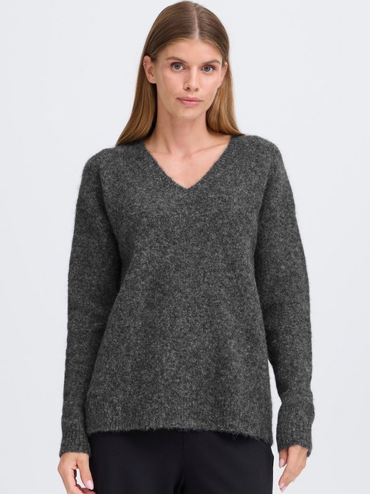 Damen V-Ausschnitt-Pullover - OXISelma