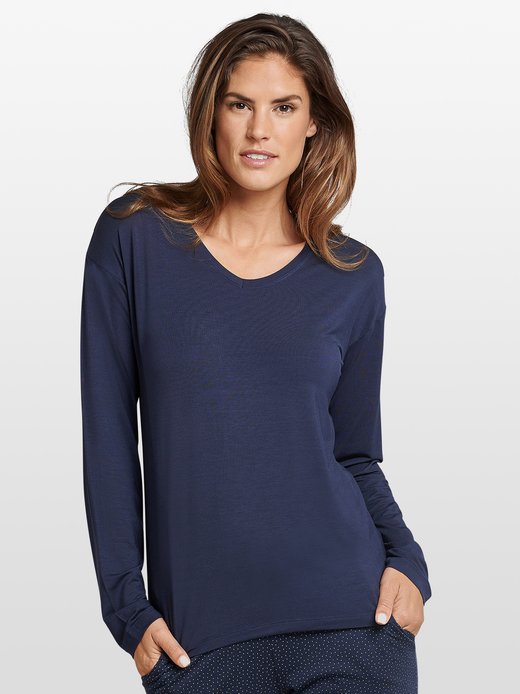 Damen V-Longsleeve  -  Mix & Relax