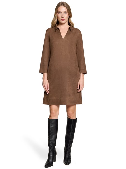 Damen Velourskleid