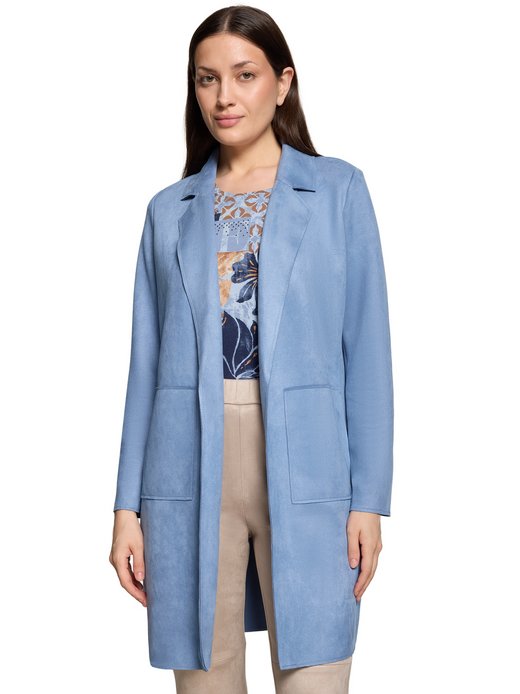Damen Veloursmantel