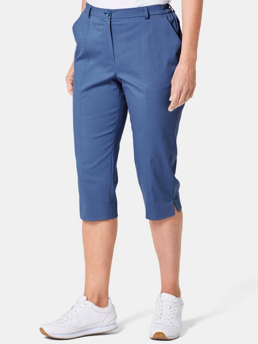 Damen Verkürzte Satinhose
