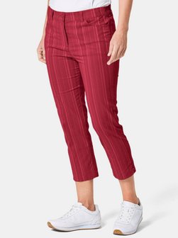 Damen Verkürzte Struktur-Hose