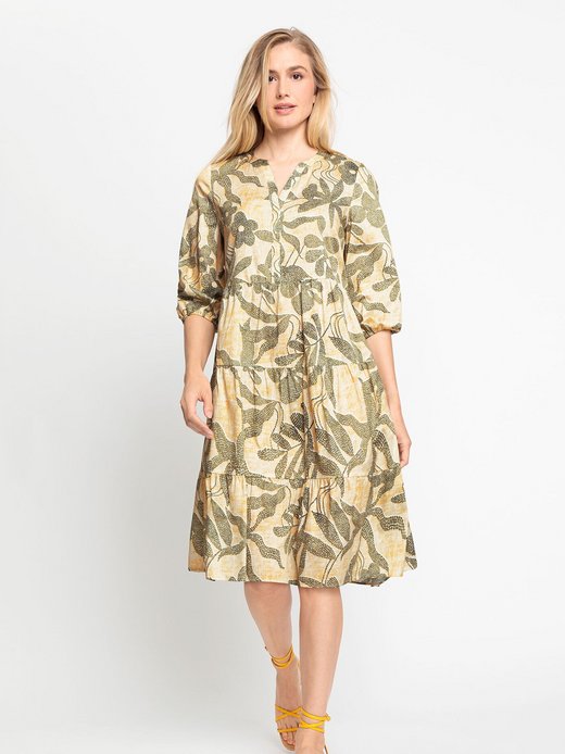 Damen Volantkleid