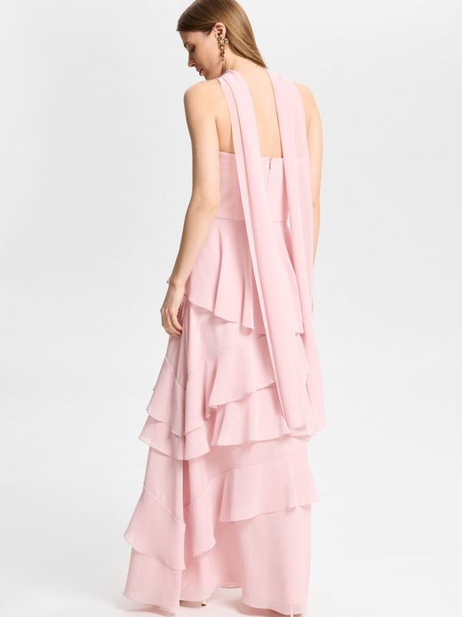 Damen Volantkleid