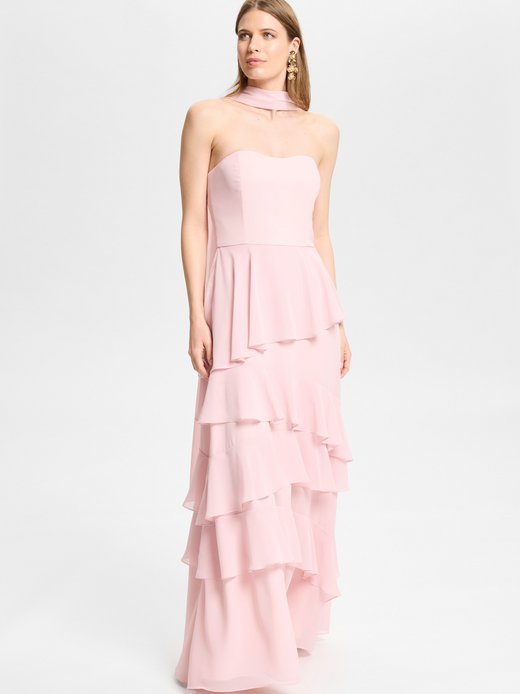 Damen Volantkleid