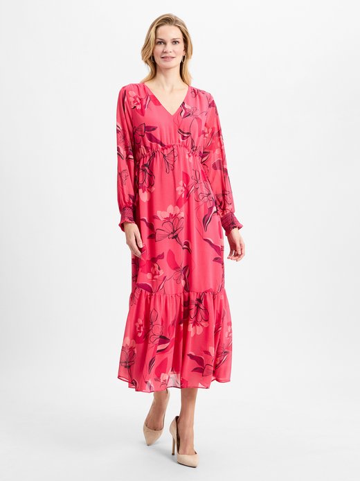 Damen Volantkleid