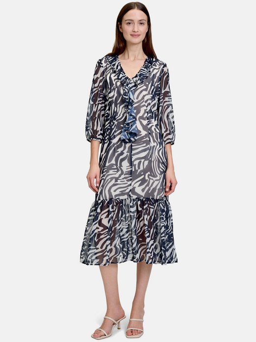 Damen Volantkleid