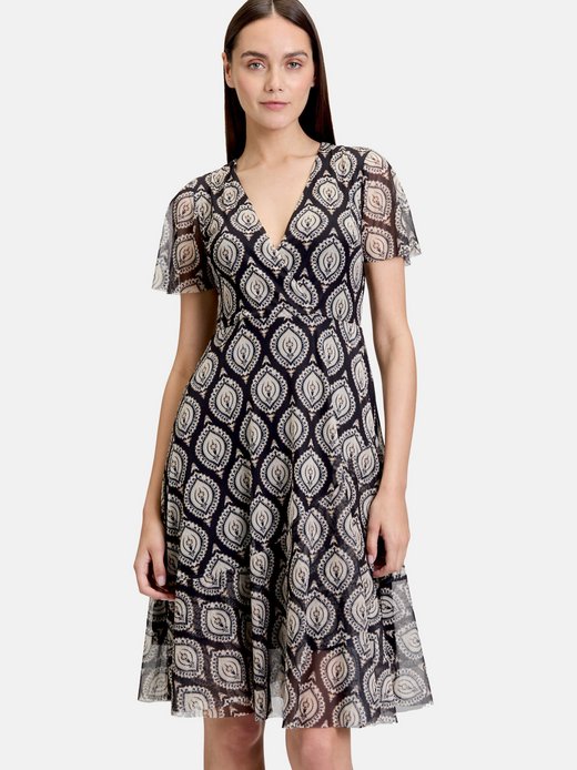 Damen Volantkleid