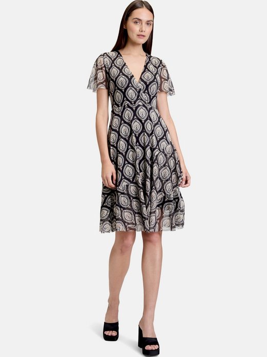 Damen Volantkleid