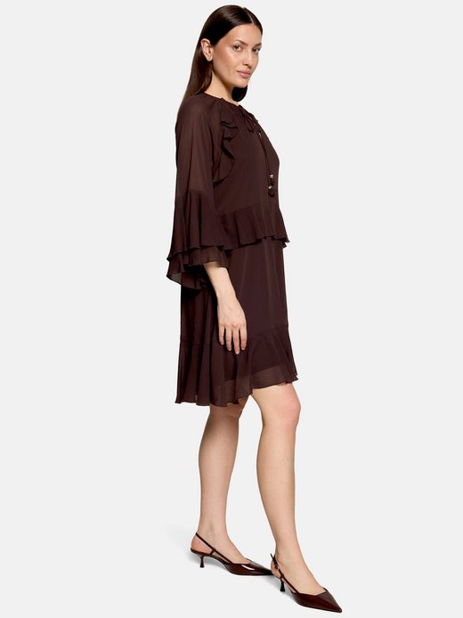 Damen Volantkleid