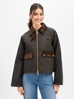 Damen Wachsjacke - Icons Tartan Quilted Spey