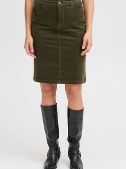 Artikelbild Damen Webrock - PZSALLY von PULZ Jeans in grün uni