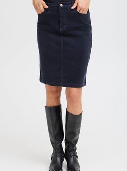 Artikelbild Damen Webrock - PZSALLY von PULZ Jeans in blau uni