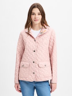 Artikelbild Damen Wendejacke von Lebek in altrosa weiß gemustert