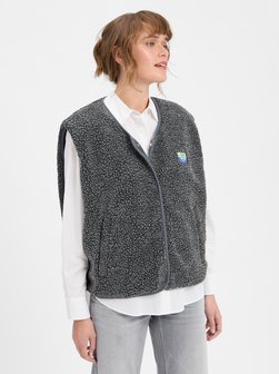 Artikelbild Damen Weste - Hoktown von american vintage in anthrazit meliert