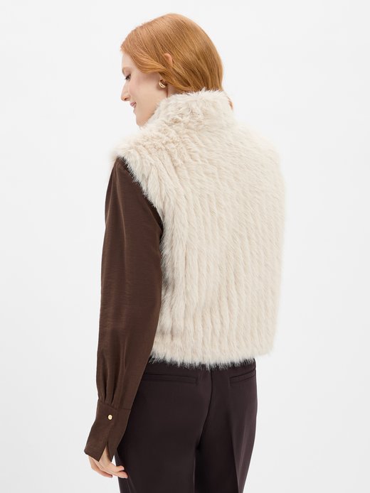 Damen Weste aus Kunstfell - Dava