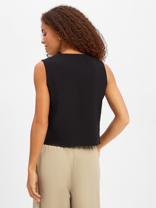 Damen Weste mit Leinen-Anteil - Nabril