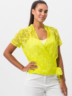 Damen Wickelbluse