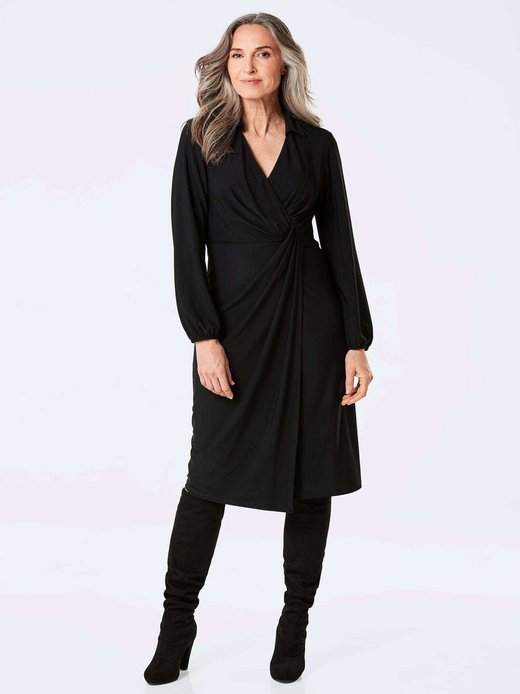 Damen Wickelkleid