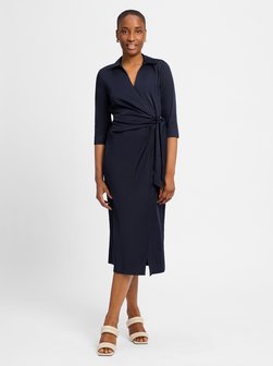 Artikelbild Damen Wickelkleid von zero in marine uni