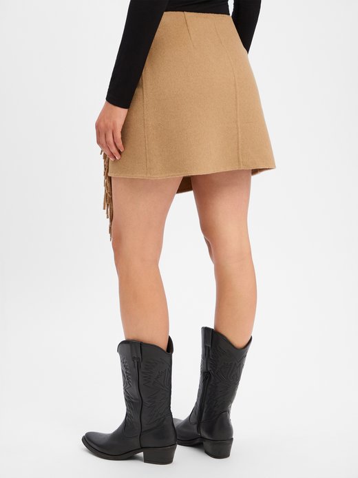 Damen Wickelrock mit Wollanteil - C_Vafrina