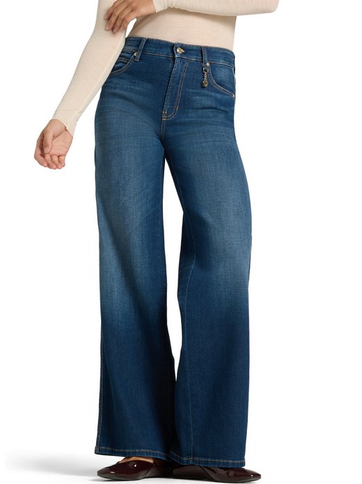 Damen Wide Leg Jeans - Aimee