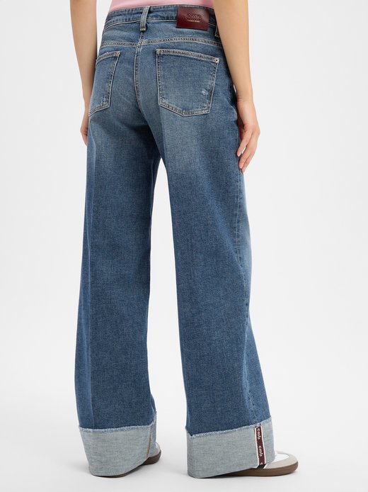 Damen Wide Leg Jeans - Antonia