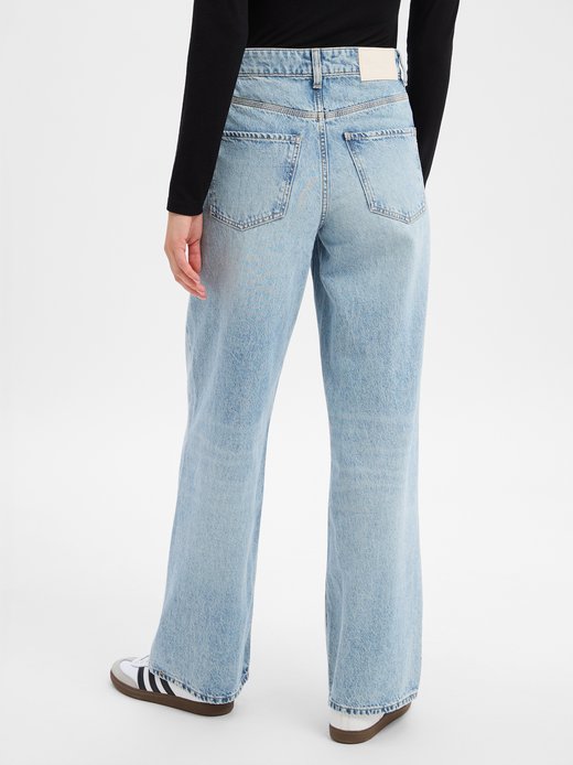 Damen Wide Leg Jeans - Tomma