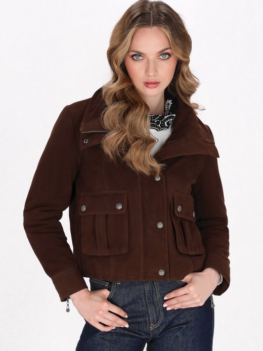 Damen Wildlederjacke