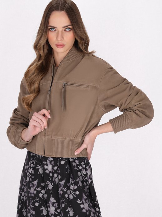 Damen Wildlederjacke