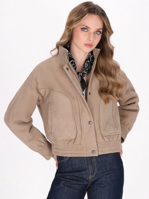 Damen Wildlederjacke