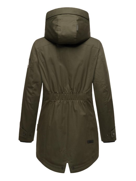 Parka Jacke Winterparka Olive Damen Parka Jacke Olive Grüner