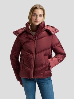 Damen Winterjacke - Short Hooded Puffer