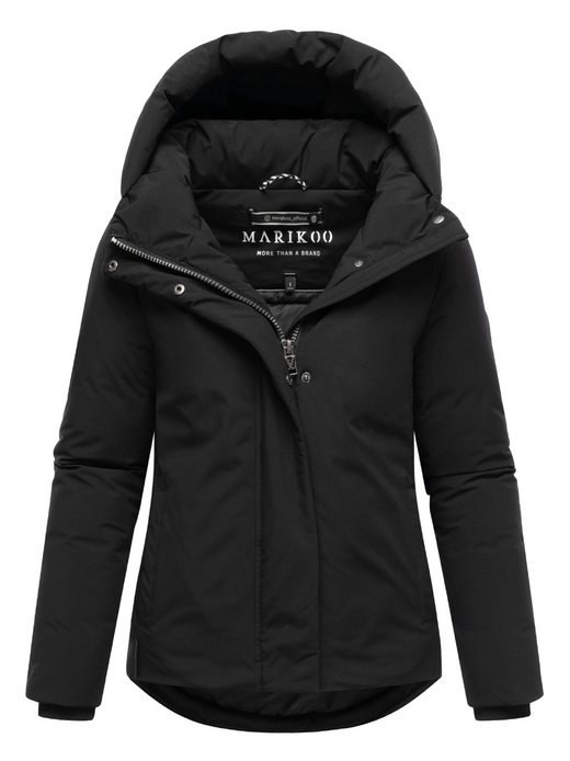 Marikoo Winterjacke Parka Schwarz Winter Damen Marikoo Damen