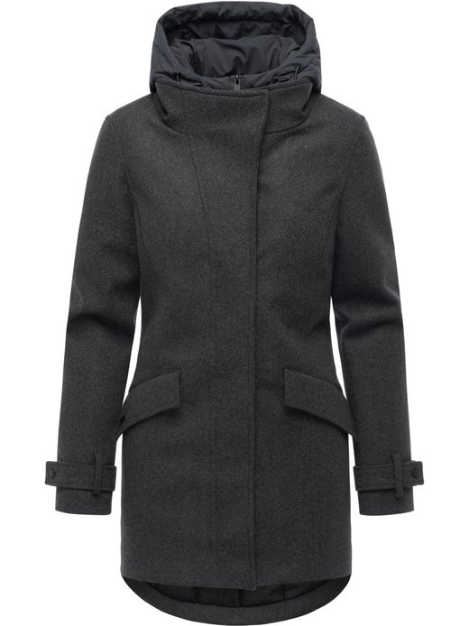 Damen Wintermantel - Petuja Felt YOUMODO