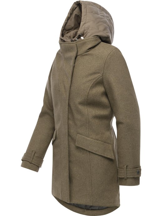 Damen Wintermantel - Petuja Felt YOUMODO