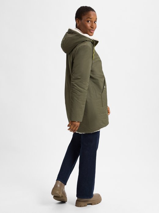 Jacke Winterparka Damen S Oliver Kapuze S Oliver Triangle Mantel