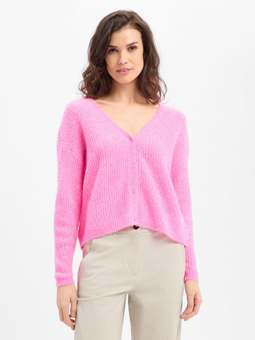 Damen Woll-Strickjacke