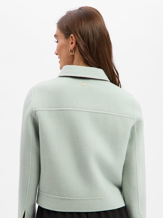 Damen Woll-Wendejacke