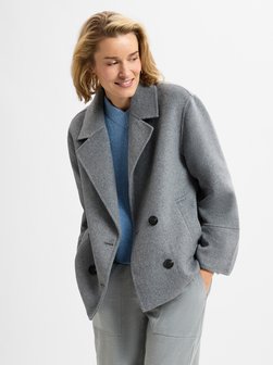 Artikelbild Damen Wolljacke - Hilna von Opus in grau uni