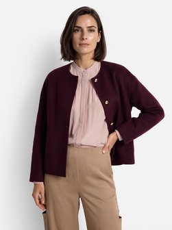 Damen Wolljacke mit Cashmere-Anteil