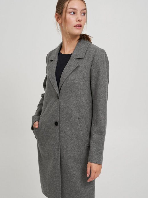 Damen Wollmantel - OXNeta