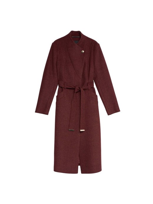 Damen Wollmantel - Peacoat With Belt