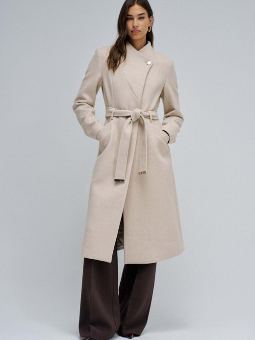 Damen Wollmantel - Peacoat