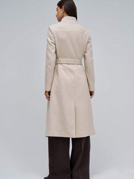Damen Wollmantel - Peacoat