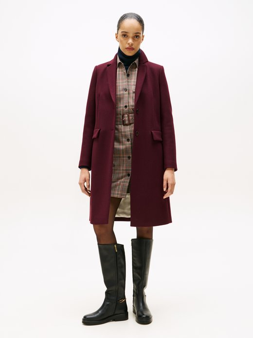 Damen Wollmantel mit Cashmere-Anteil