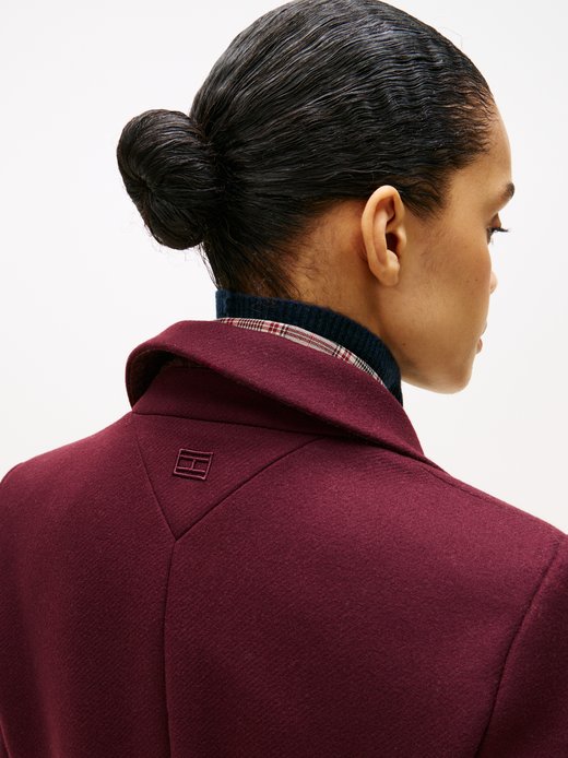 Damen Wollmantel mit Cashmere-Anteil