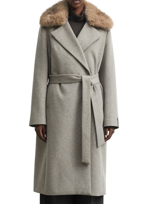Damen Wollmantel