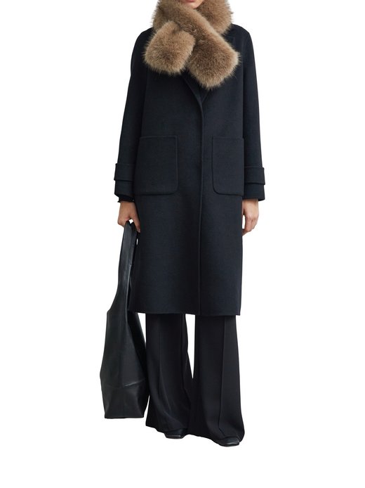Damen Wollmantel